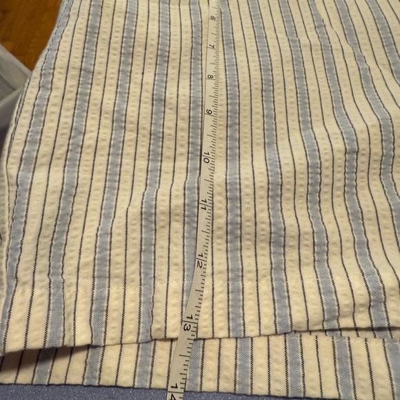 Sperry Blue and White Bermuda Shorts with Pinstripes - Picture 5 of 7